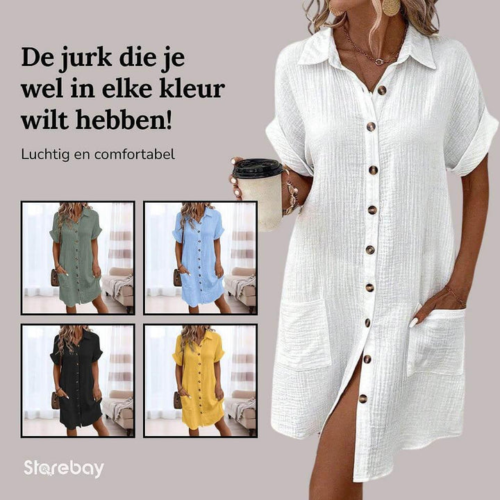 Mila Zomerjurk | Luchtig, Comfortabel en Elegantie die Duurt