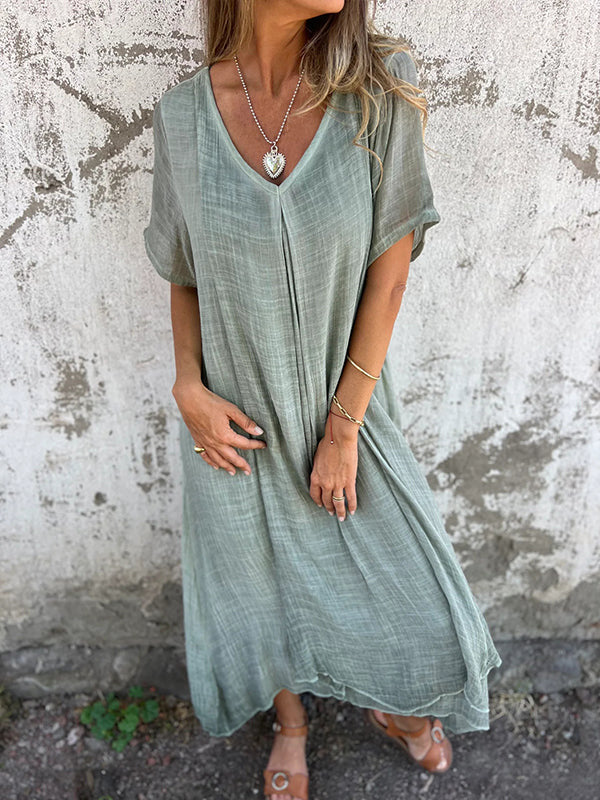 Elena™ | Elegante Zomerjurk met V-hals
