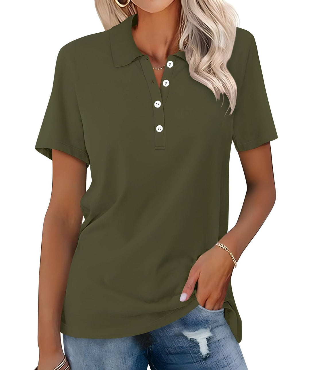Noor | Verfijnd Dames Poloshirt