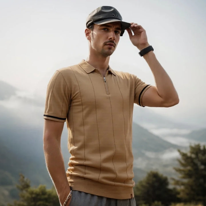 Dario™ Herenpolo met Halve Rits