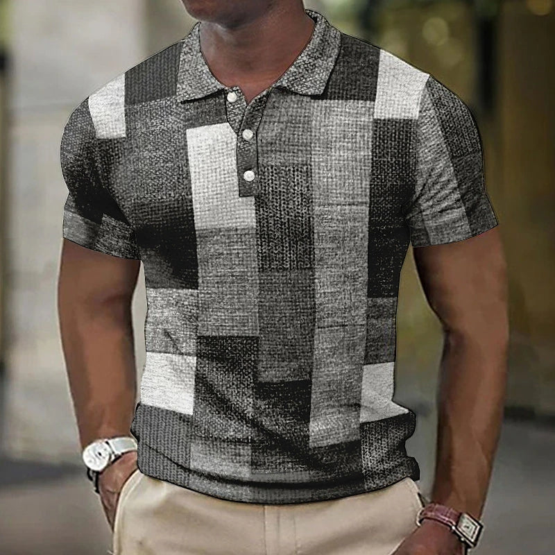 Luca™ | Multicolor Polo in Hedendaagse Stijl