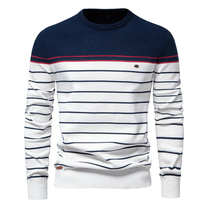 Aiden® | Herentrui met Streepdesign