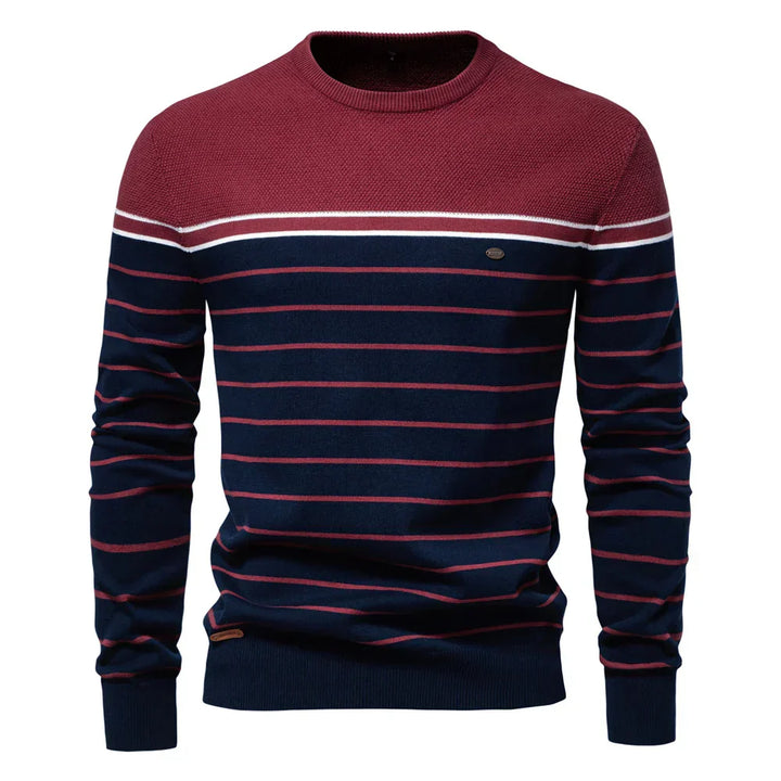 Aiden® | Herentrui met Streepdesign
