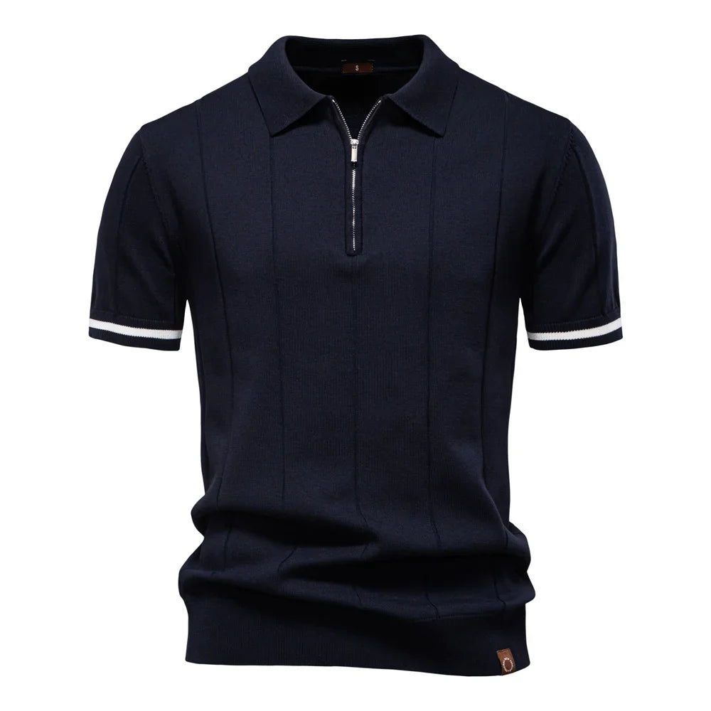 Dario™ Herenpolo met Halve Rits