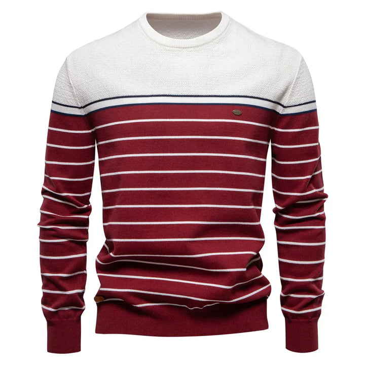Aiden® | Herentrui met Streepdesign