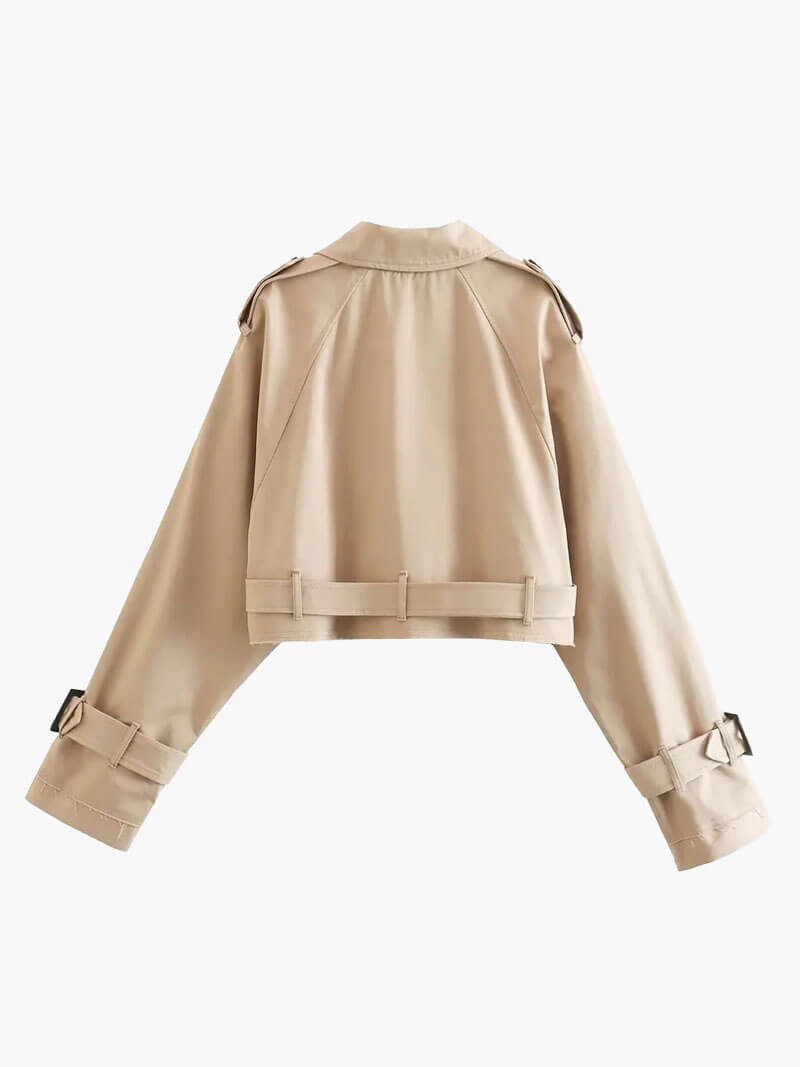 Zara - Cropped Trenchcoat