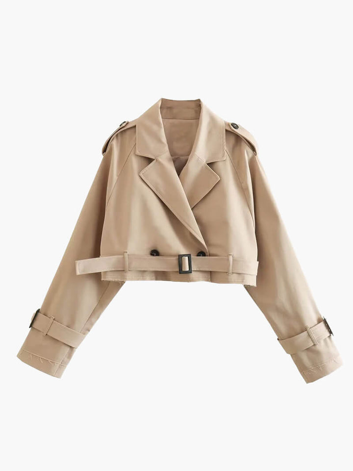 Zara - Cropped Trenchcoat