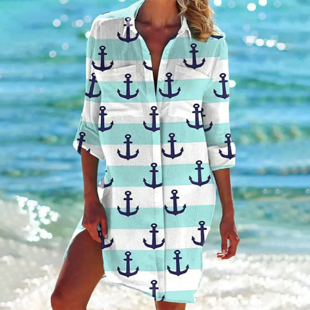Noemi – Jurk met artistiek dessin
