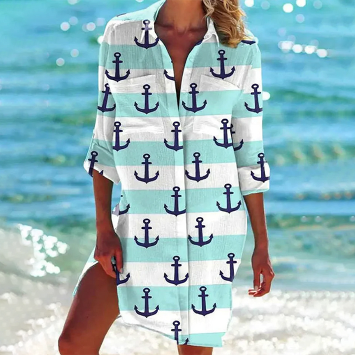 Noemi – Jurk met artistiek dessin