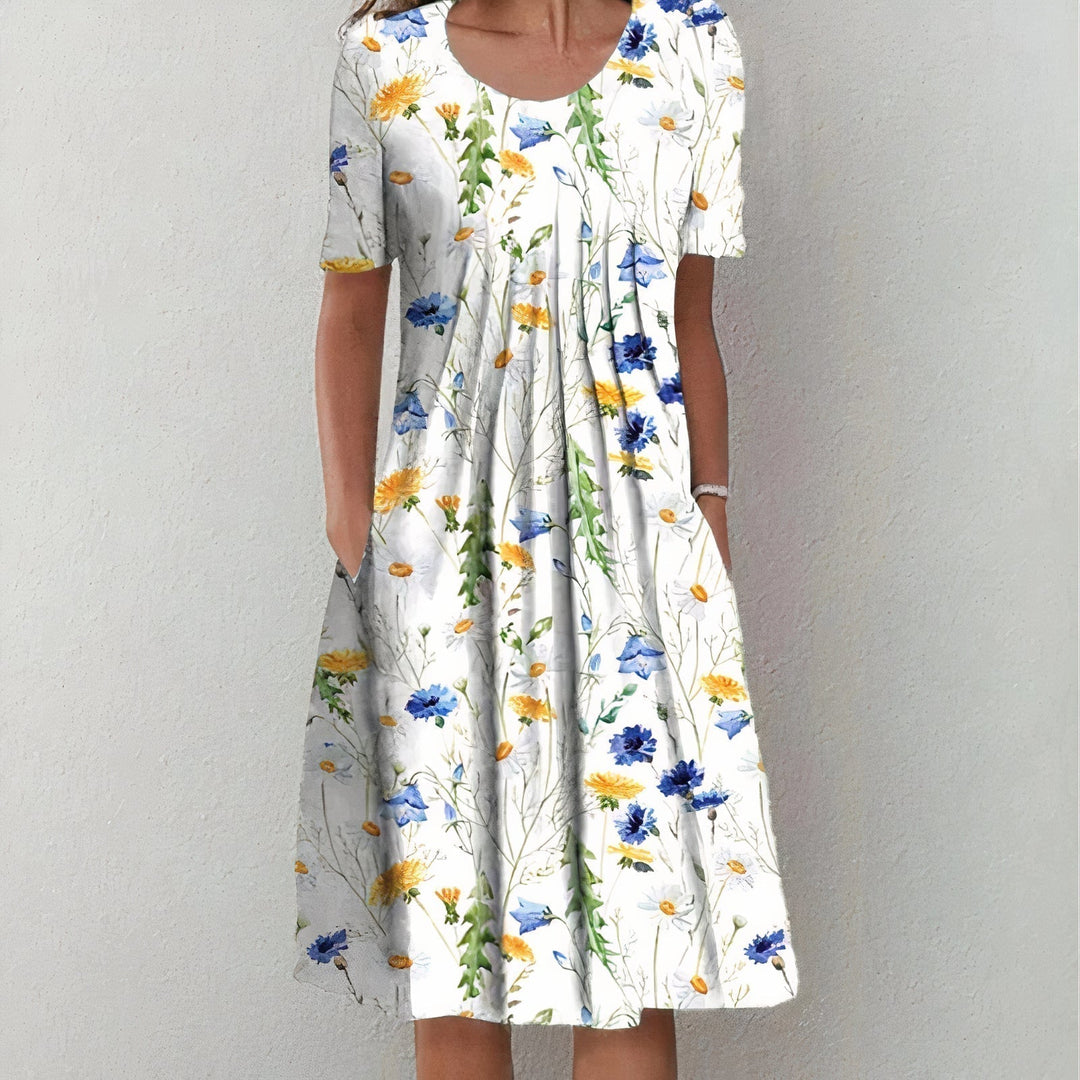 Maud | Elegante Zomerjurk met Vrouwelijke Uitstraling