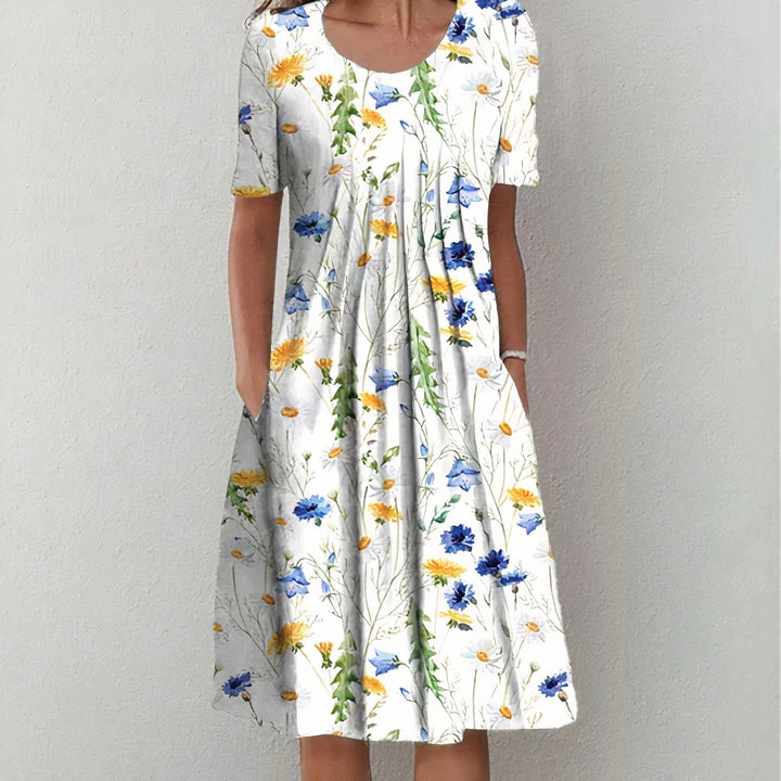 Maud | Elegante Zomerjurk met Vrouwelijke Uitstraling