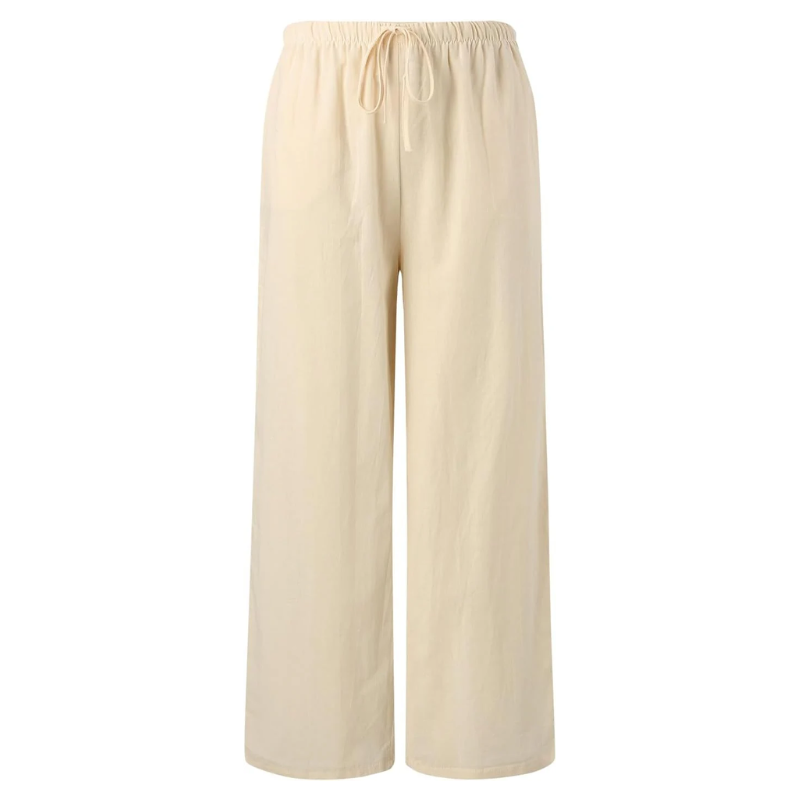 Clara – Luchtige linnen-katoen broek