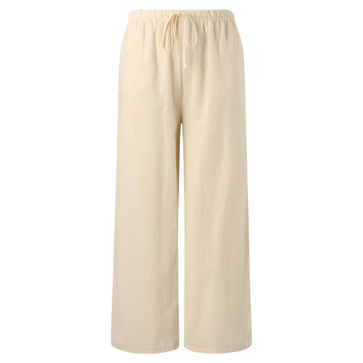 Clara – Luchtige linnen-katoen broek