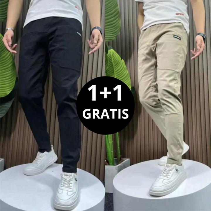 FlexFit | Stretch Cargobroek 1+1 GRATIS