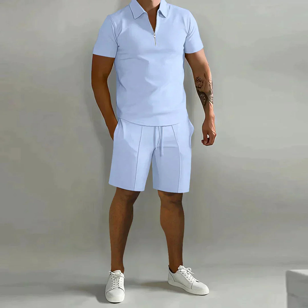 Thijs |Set met polo en korte broek.