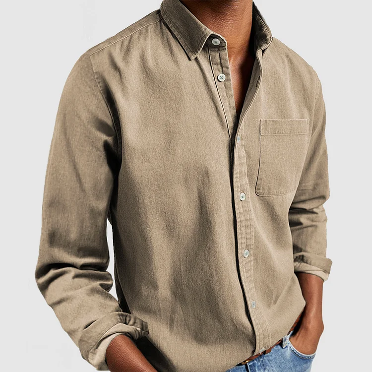🌿 Luca Premium Casual Overhemd – Lange Mouwen
