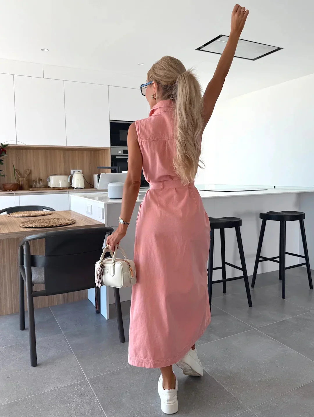 Romy™ | Denim Maxi Dress