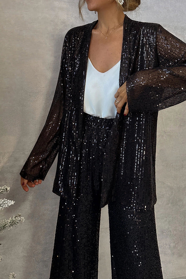 LUNE™ | Kimono & Broekenset met Minimalistische Elegantie