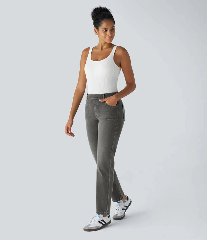 FlexiForm – Stijlvolle & Comfortabele High-Waist Broek