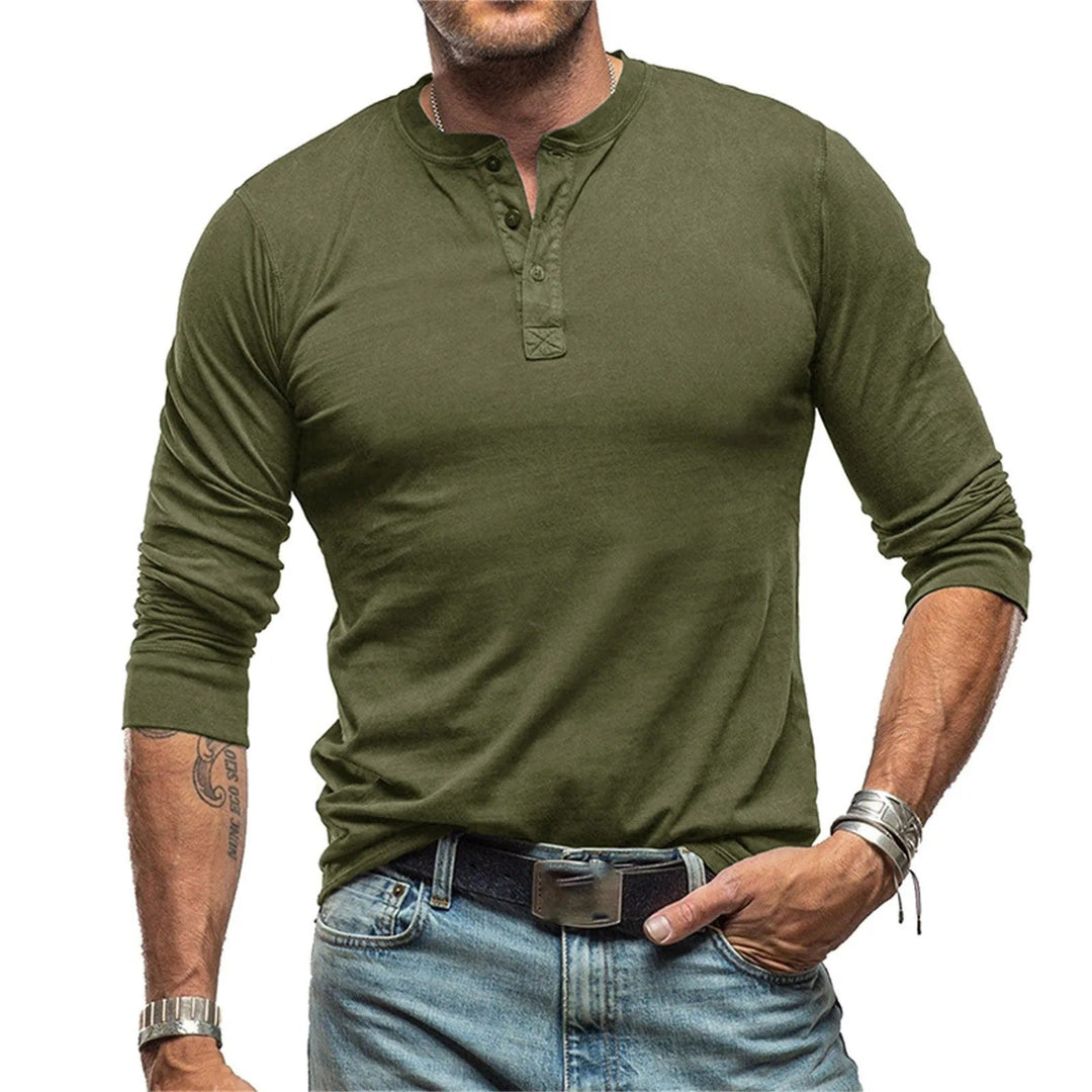 Alessandro™ Vintage shirt met lange mouwen