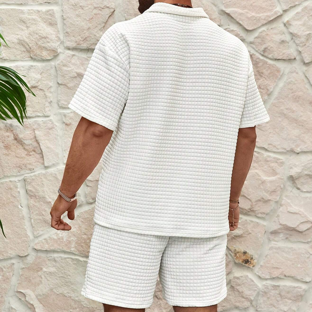 Milo™ | Licht zomerpak met textuur