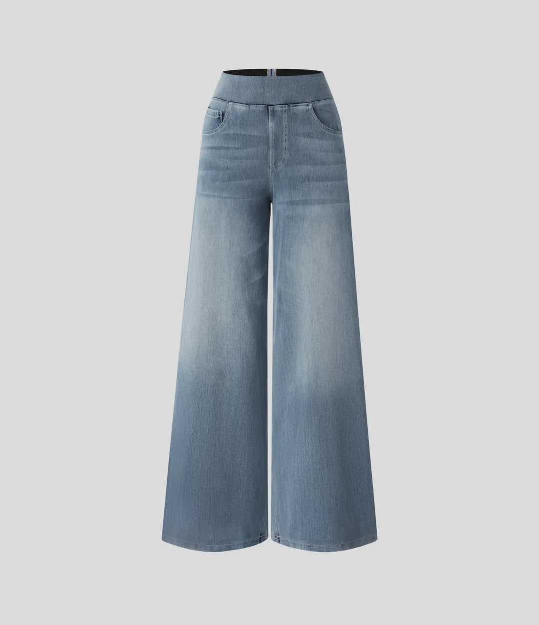 Lina | Comfortabele Hoge Taillebroek met Elastische Band
