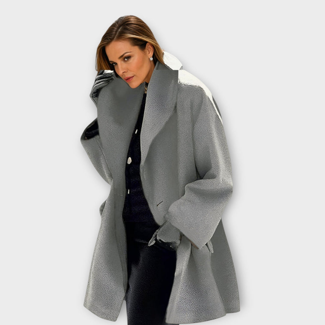 Alvena™ | Luxe Winddichte Wollen Mantel