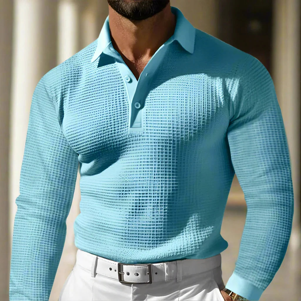 Casper™ | Gebreide Polo Trui met Stijlvolle Warmte