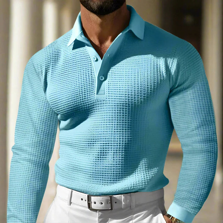 Casper™ | Gebreide Polo Trui met Stijlvolle Warmte