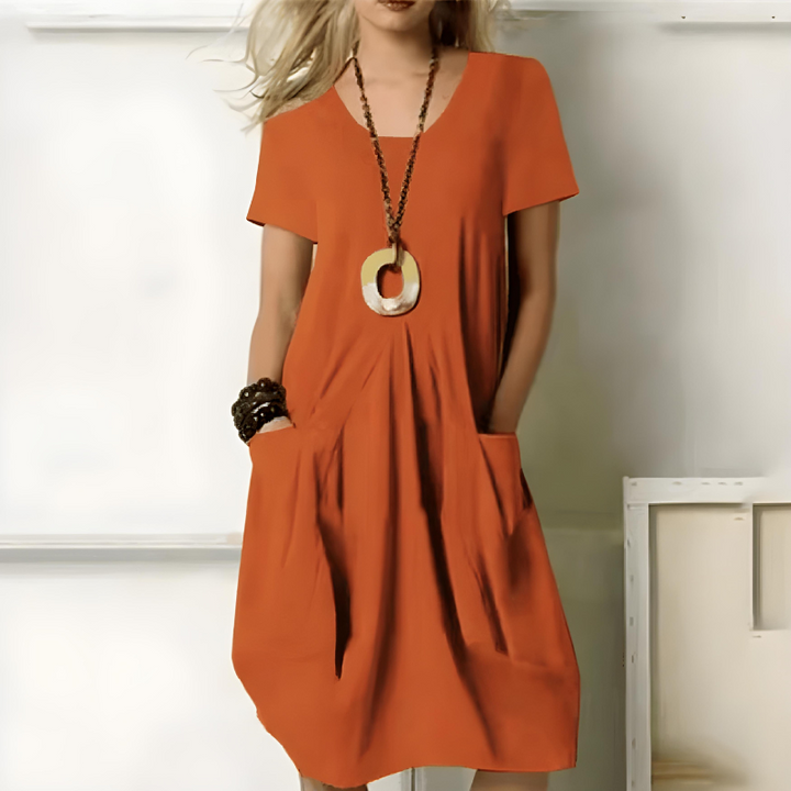 Maya | Elegante jurk met verborgen buikbedekking