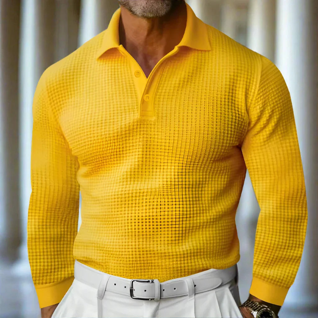 Casper™ | Gebreide Polo Trui met Stijlvolle Warmte